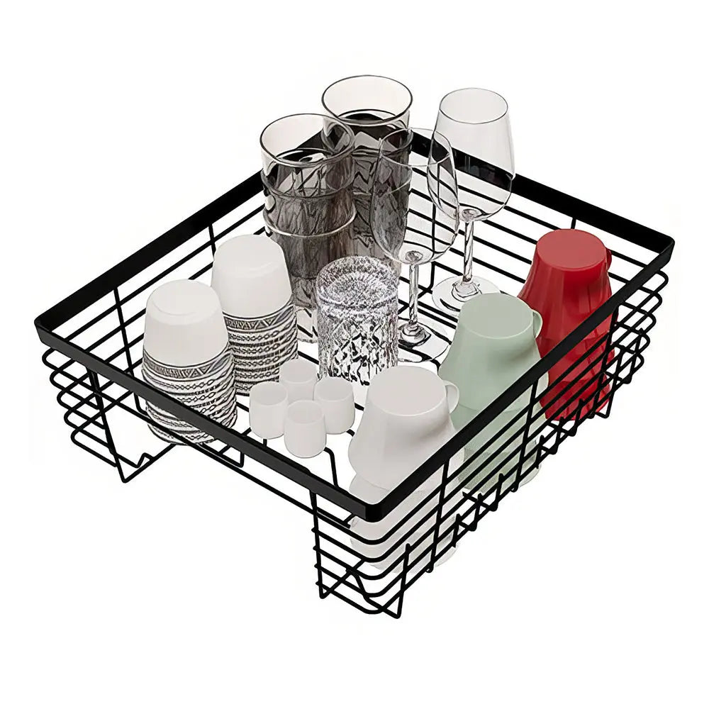 Kitchen Dish Drying Rack Set with Drainboard Full Mesh Utensil Holder and Caddy sdaleads